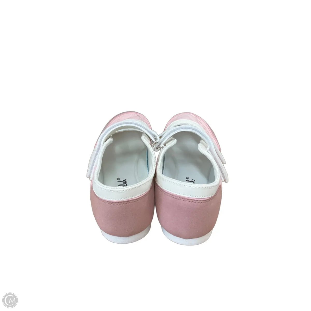 Shoes Flats By Cmc In Pink & White, Size: 6