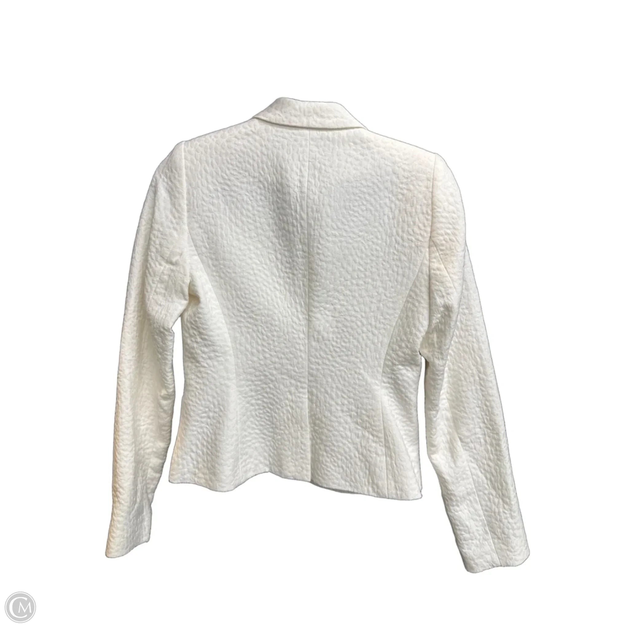 Blazer By Calvin Klein In White, Size: 2p
