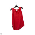 Top Sleeveless Basic By Cabi In Red, Size: Xs