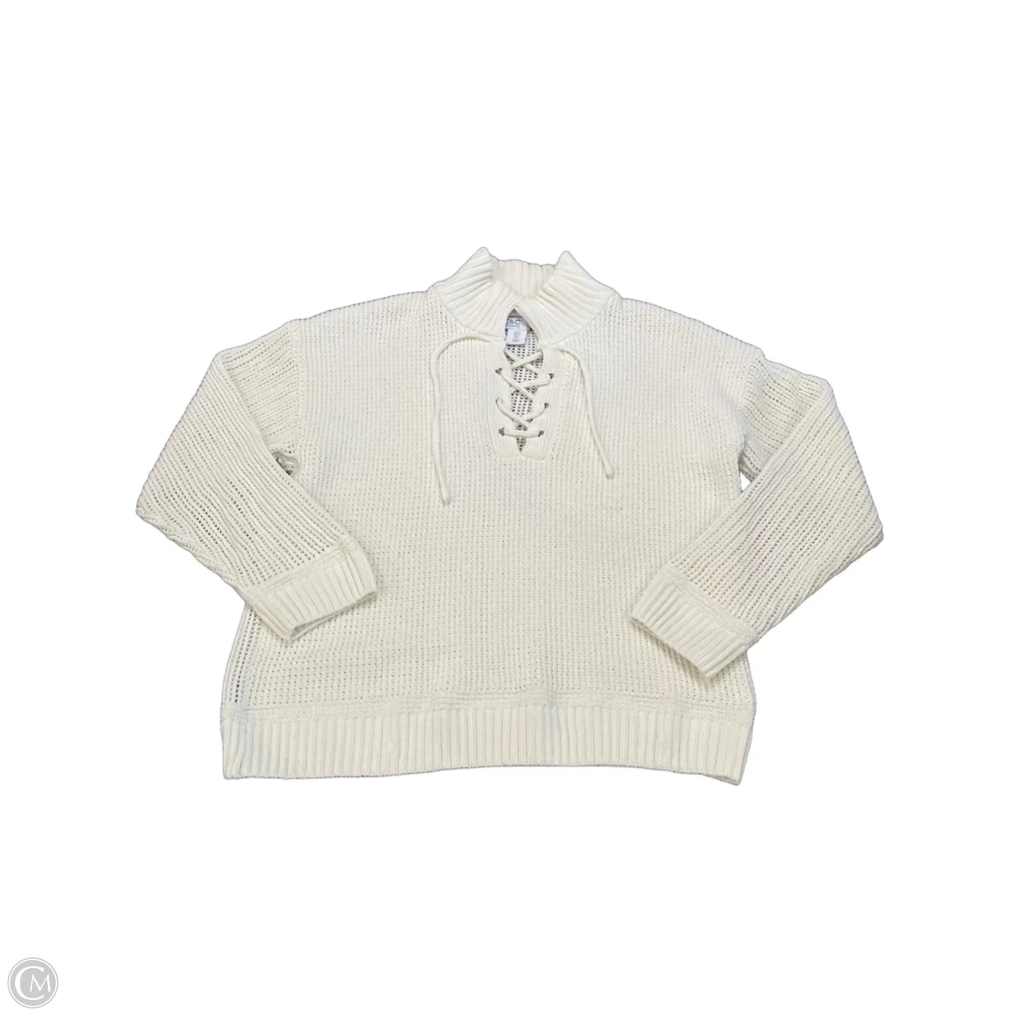 Sweater By C And C In White, Size: L