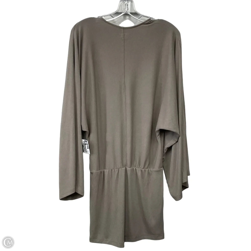 Dress Short Casual By Free-est In Grey, Size: Xs