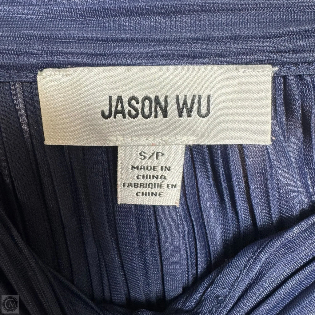 Top Short Sleeve Designer By Jason Wu In Navy, Size: S