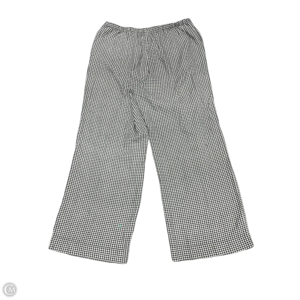 Pants Wide Leg By A New Day In Black & White, Size: L