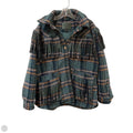 Jacket Shirt By Blanknyc In Brown & Green, Size: L
