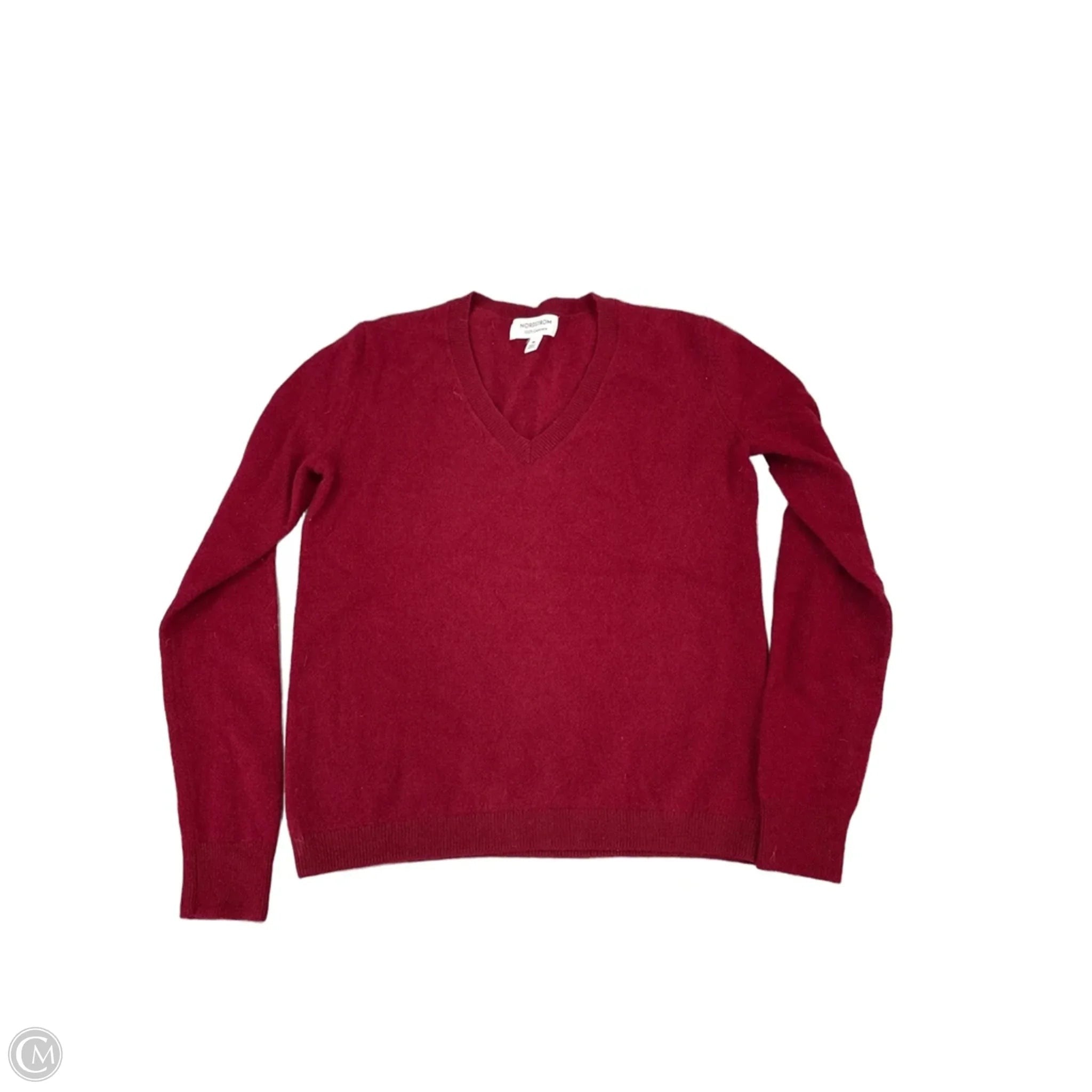 Sweater Cashmere By Nordstrom In Red, Size: M