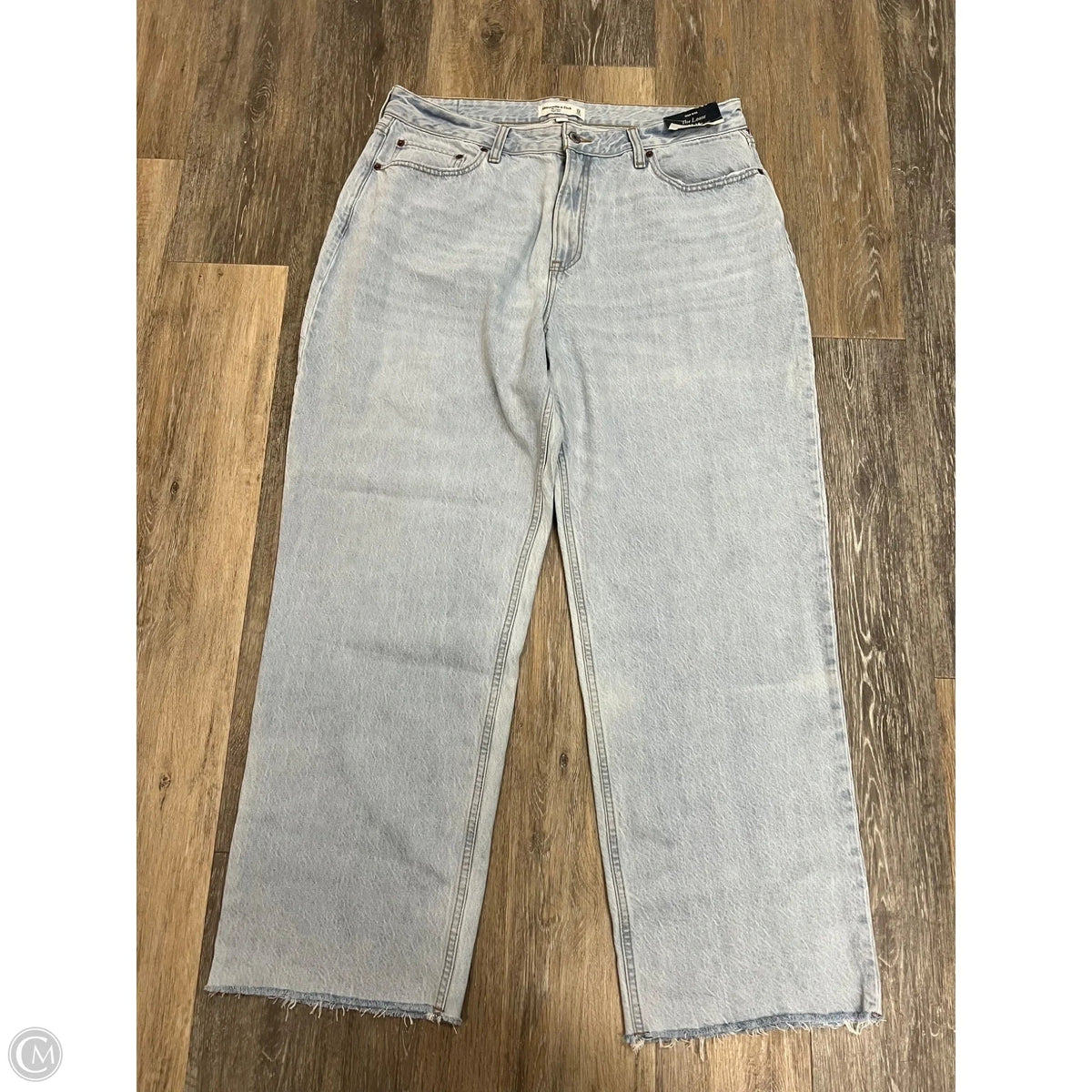 Jeans Boyfriend By Abercrombie And Fitch In Blue Denim, Size: 16