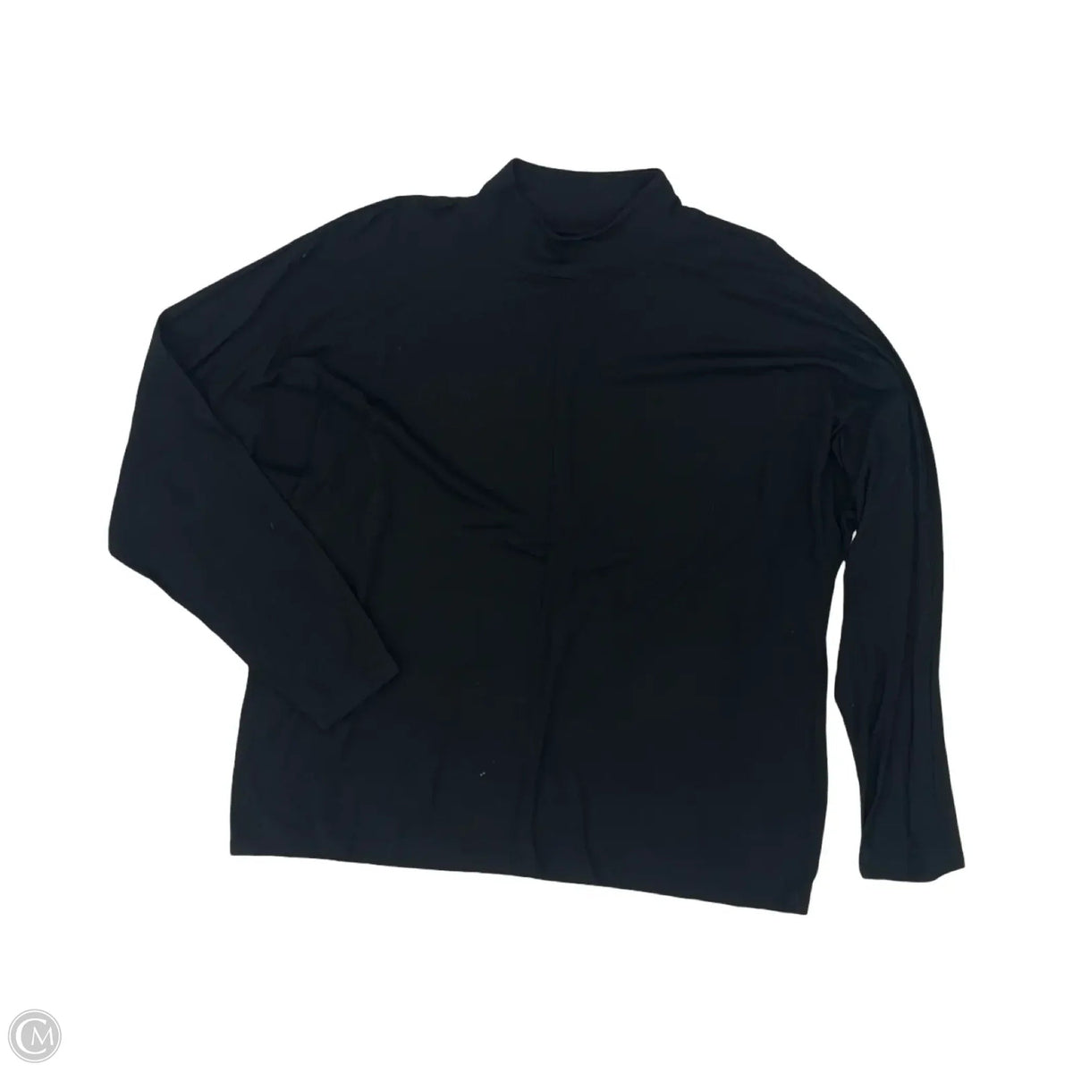 Top Long Sleeve By Talbots In Black, Size: L