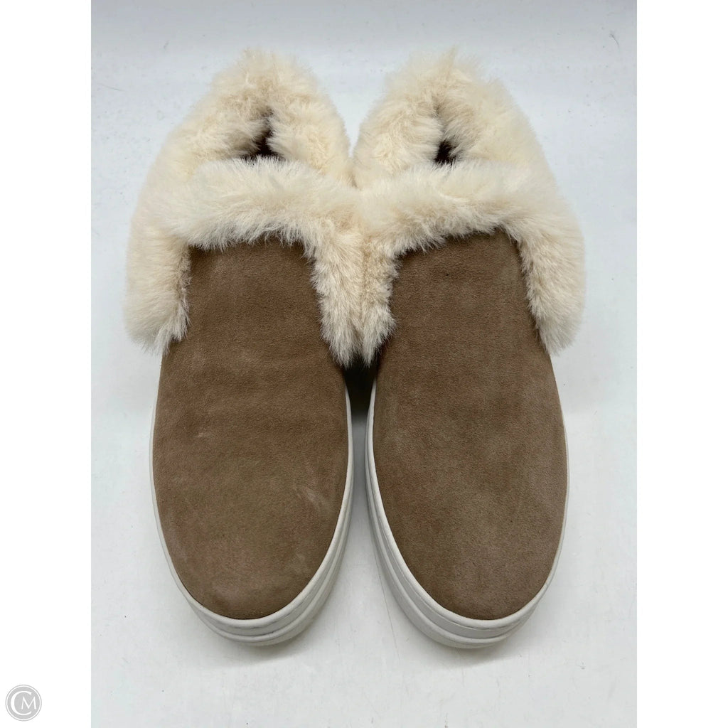 Shoes Flats By Clothes Mentor In Brown, Size: 8.5