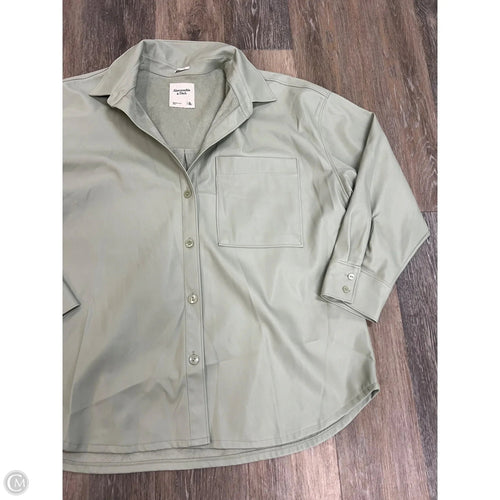 -Jacket Other By Abercrombie And Fitch In Green, Size: Xl