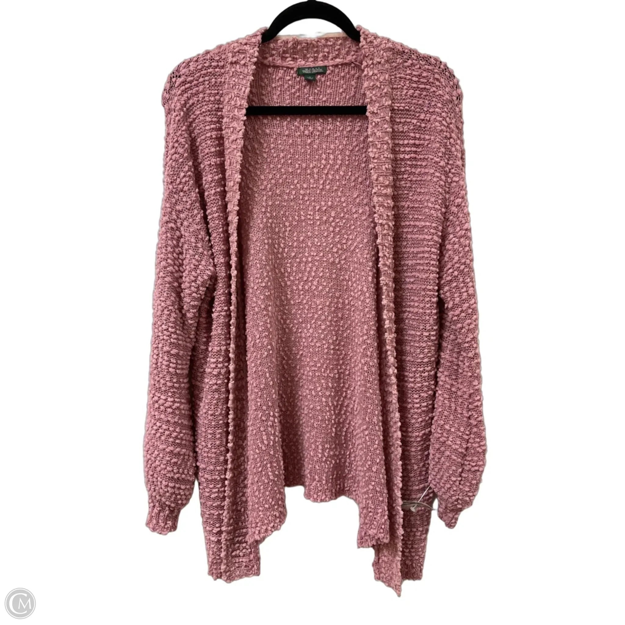 Sweater Cardigan By Wild Fable In Pink, Size: M