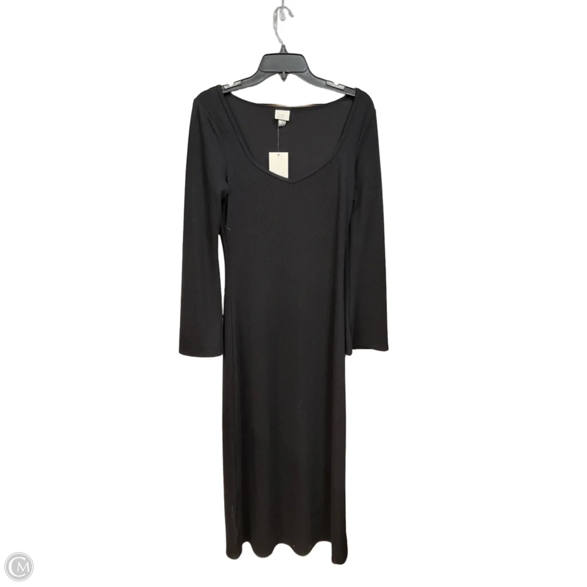 Dress Casual Maxi By A New Day In Black, Size: S