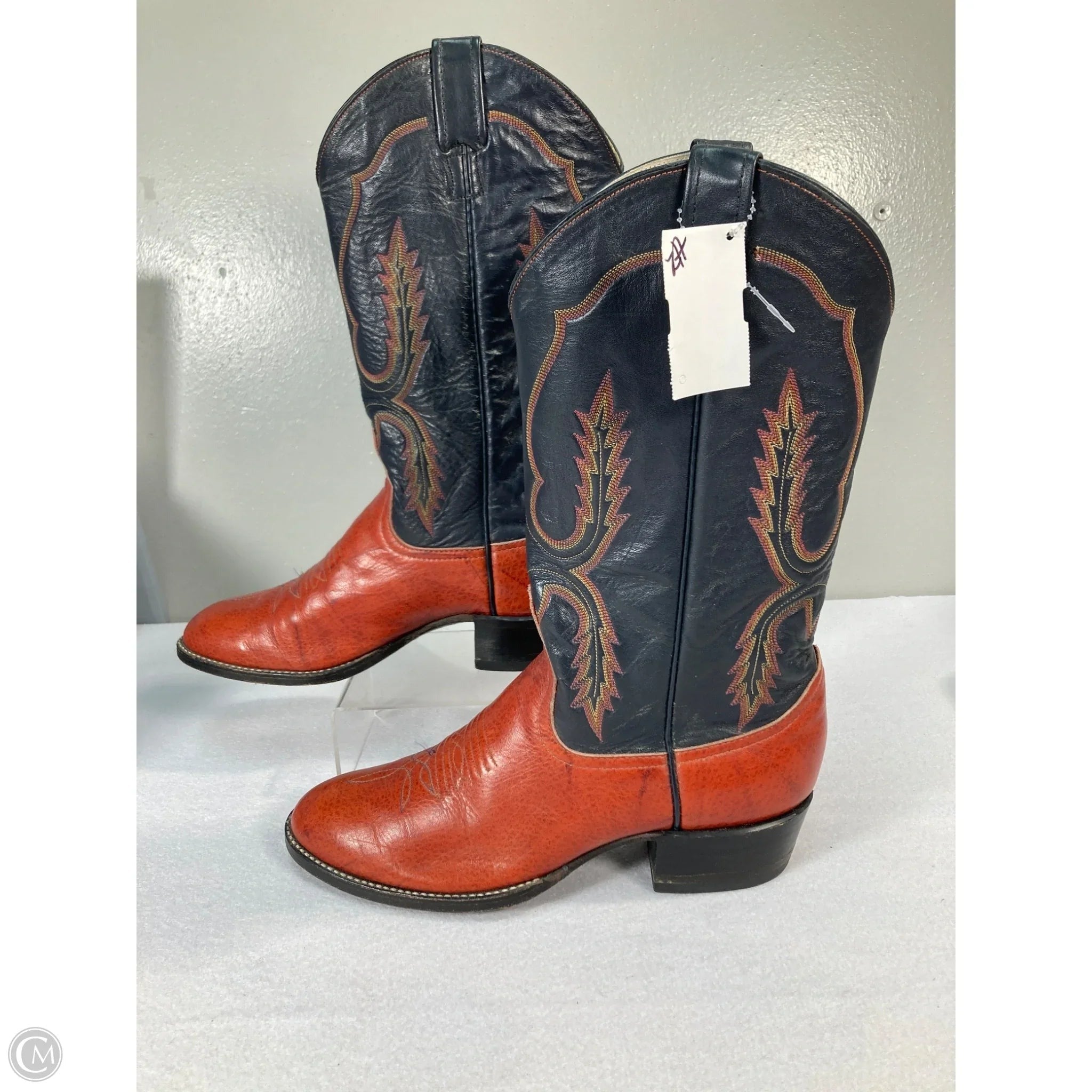 Boots Western By Clothes Mentor In Orange, Size: 6.5