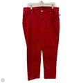 Jeans Skinny By Chicos In Red, Size: 14