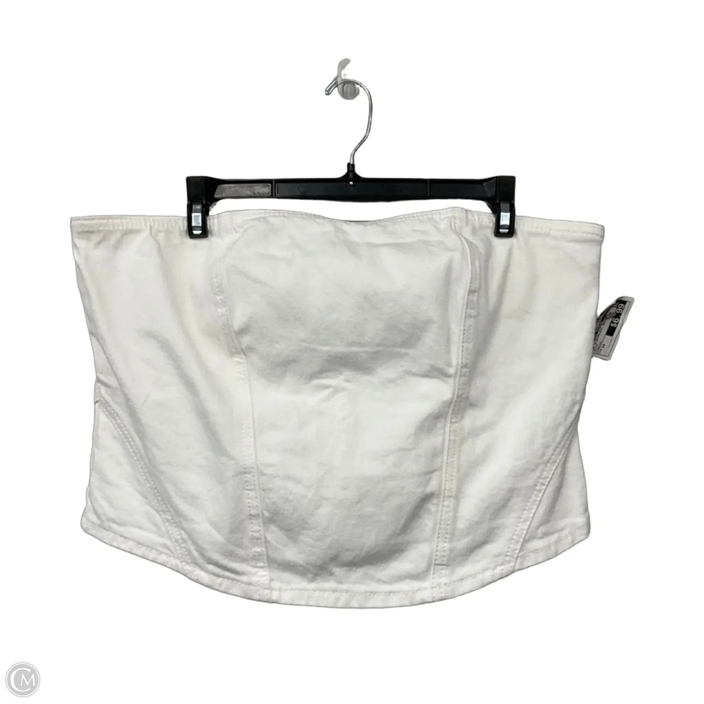 Top Sleeveless Basic By Universal Thread In White, Size: 14