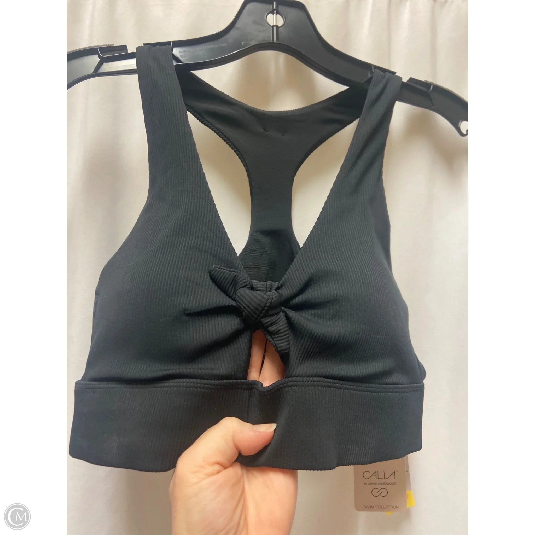 Swimsuit Top By Calia In Black, Size: M