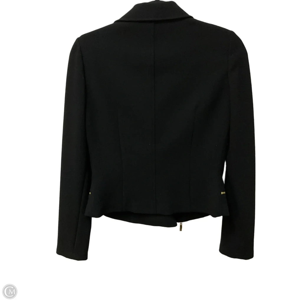 Jacket Moto By Antonio Melani In Blue & Gold, Size: Xs