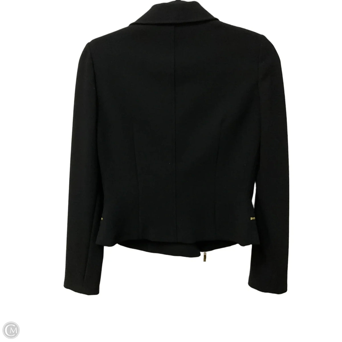 Jacket Moto By Antonio Melani In Blue & Gold, Size: Xs