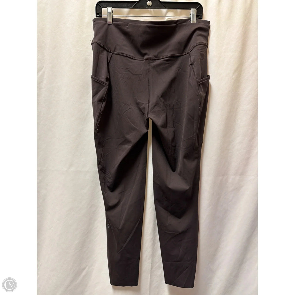 Athletic Leggings By Lululemon In Black, Size: 14