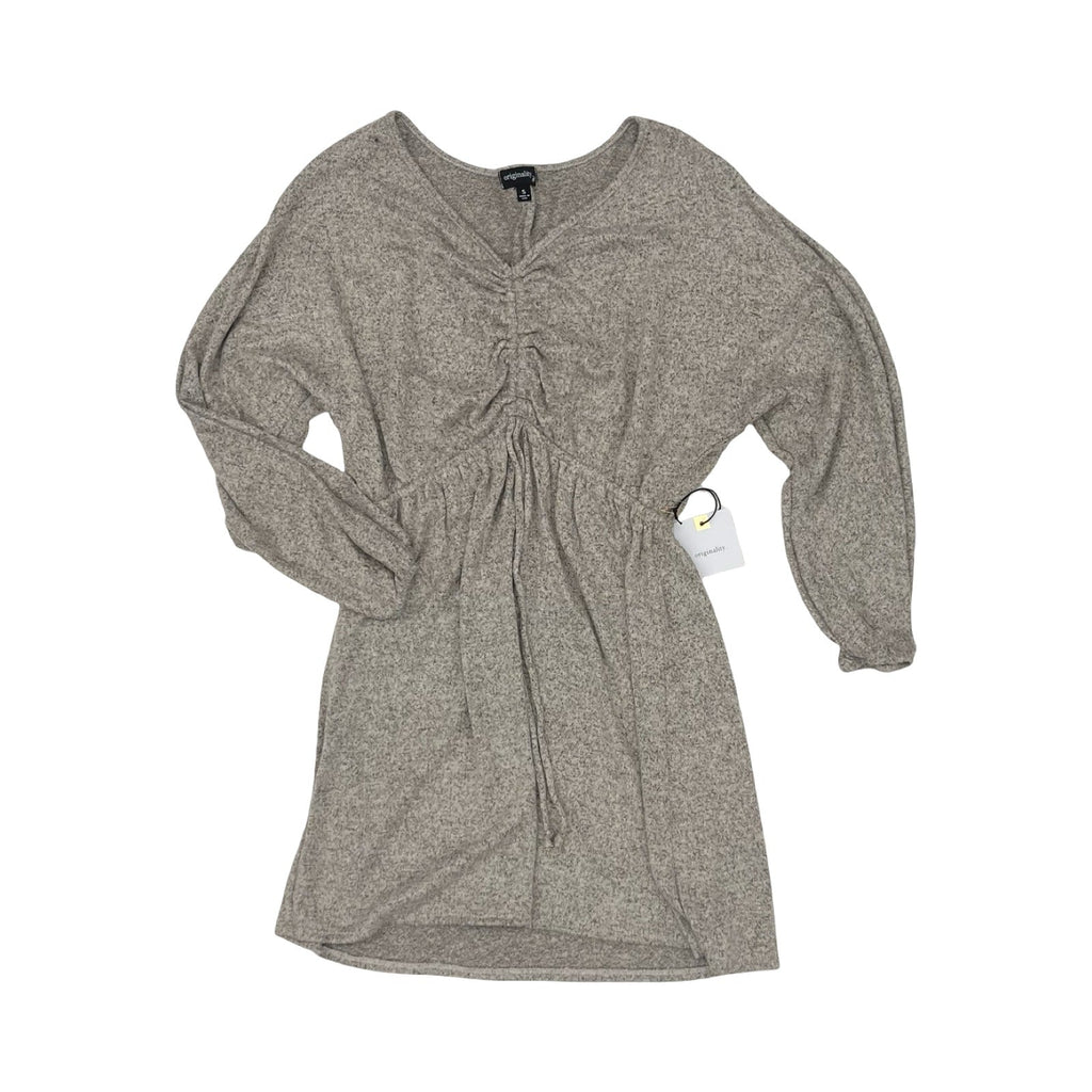 Dress Casual Short By Originality In Tan, Size:S