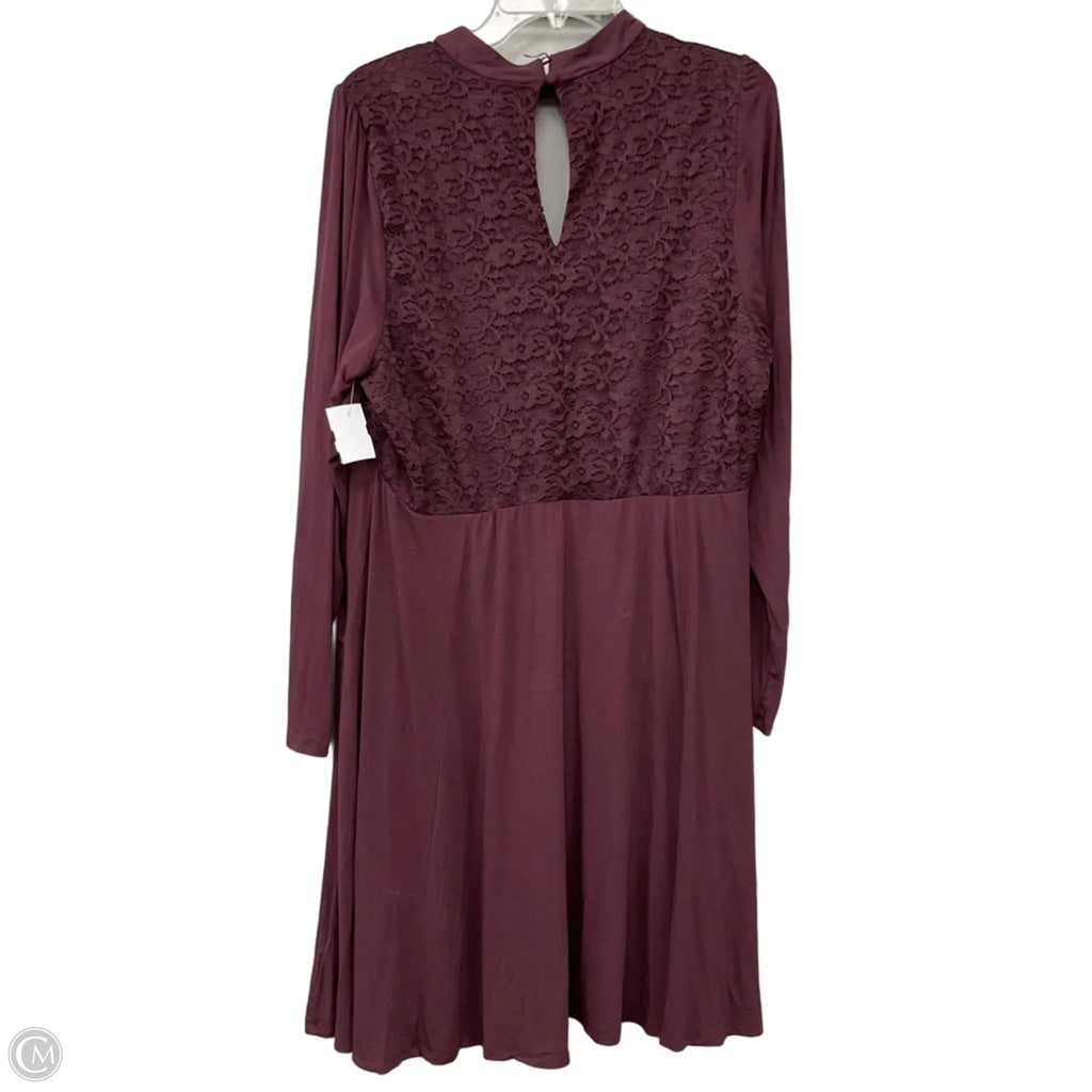Dress Casual Short By Torrid In Maroon, Size: 2x