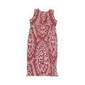 Dress Party Long By Chicos In Red & White, Size:L