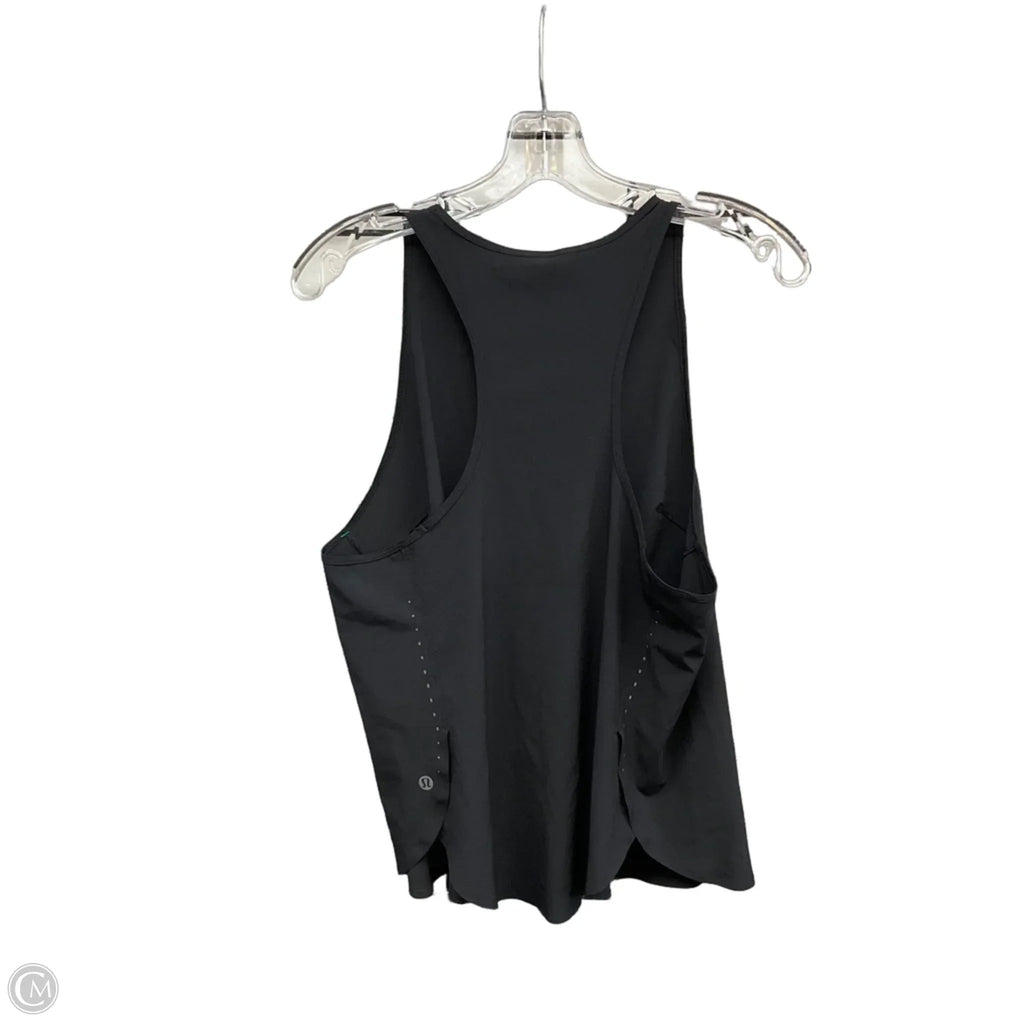 Athletic Tank Top By Lululemon In Black, Size: 8