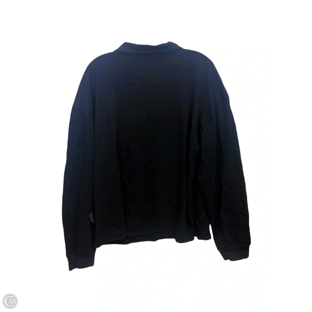 Top Long Sleeve By Nation In Black, Size: Xl