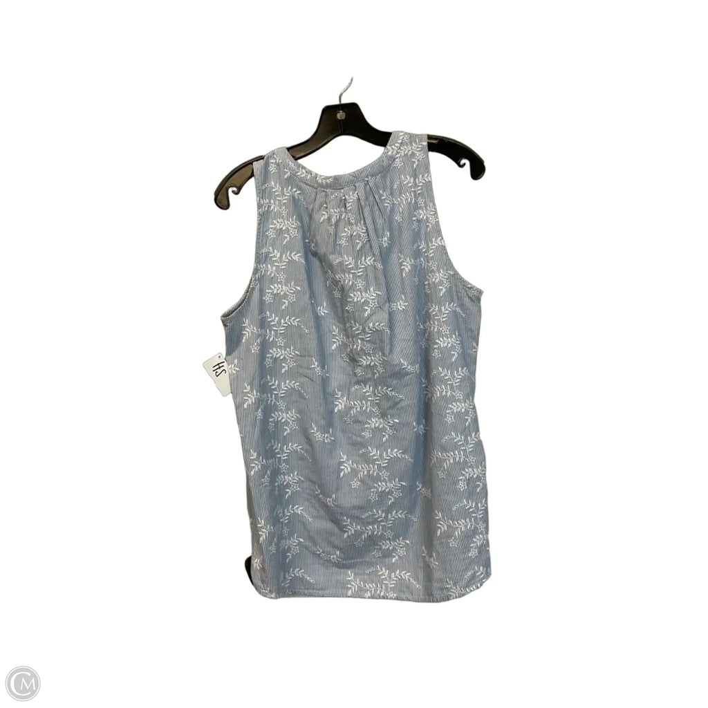 Top Sleeveless By Crown And Ivy In Blue, Size: M