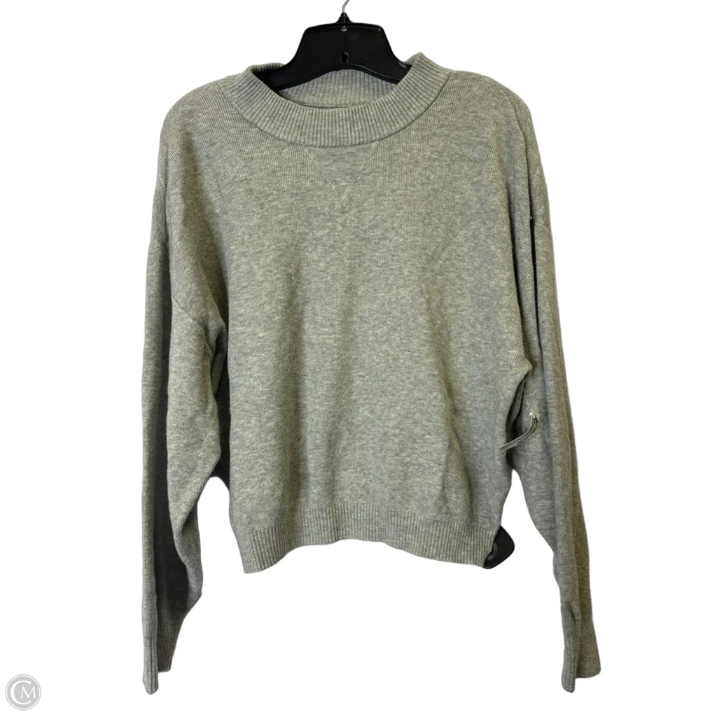 Sweater By Abercrombie And Fitch In Grey, Size: M