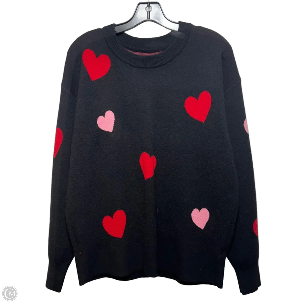 Sweater By Nicole Miller In Black, Size: Mp