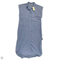 Dress Casual Maxi By Abercrombie And Fitch In Blue & White, Size: L