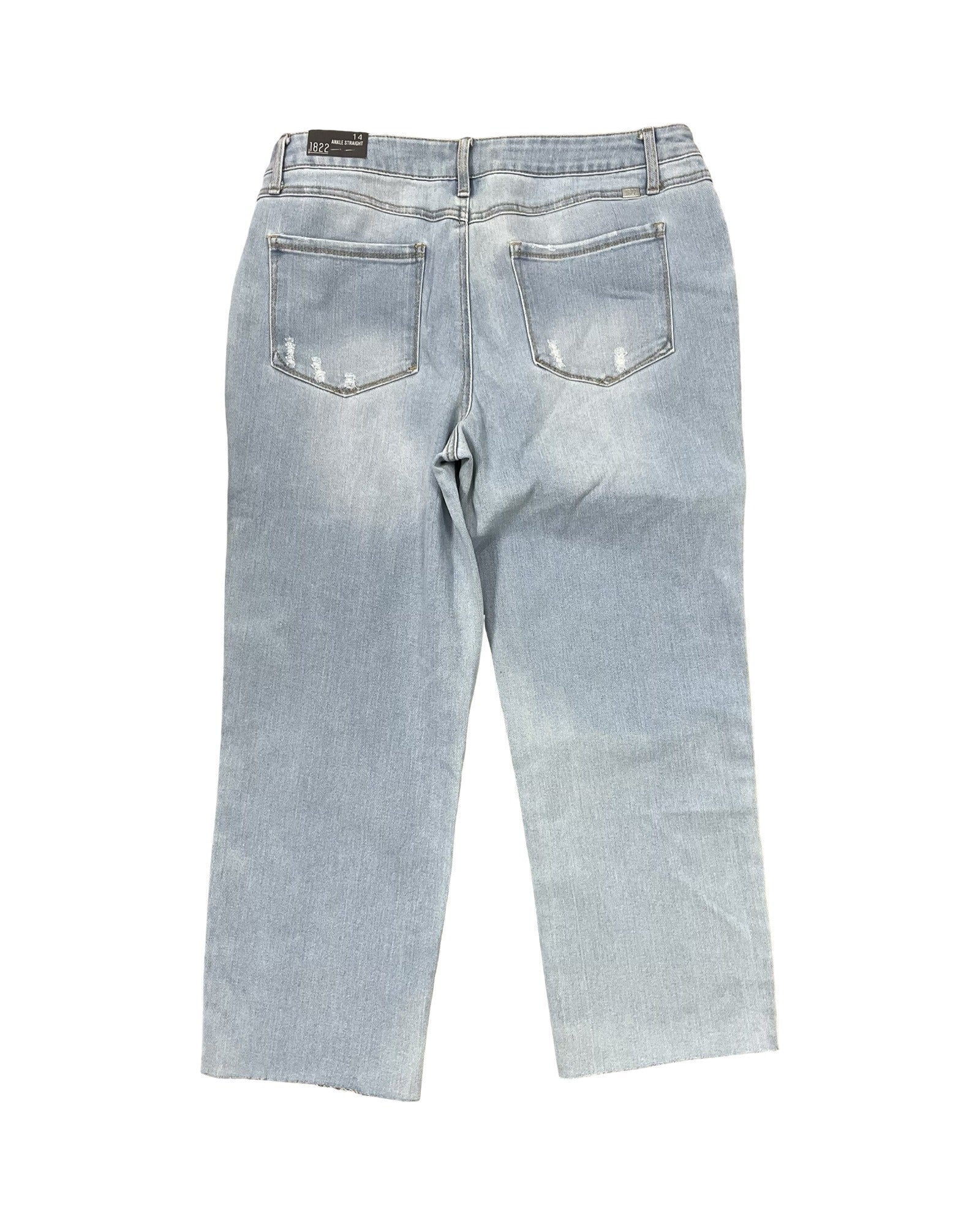 Jeans Straight By 1822 Denim In Blue Denim, Size:14