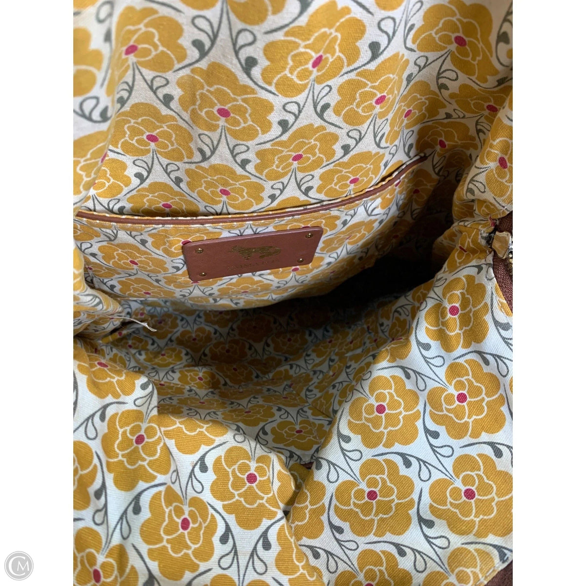 Handbag Leather By Clothes Mentor, Size: Large