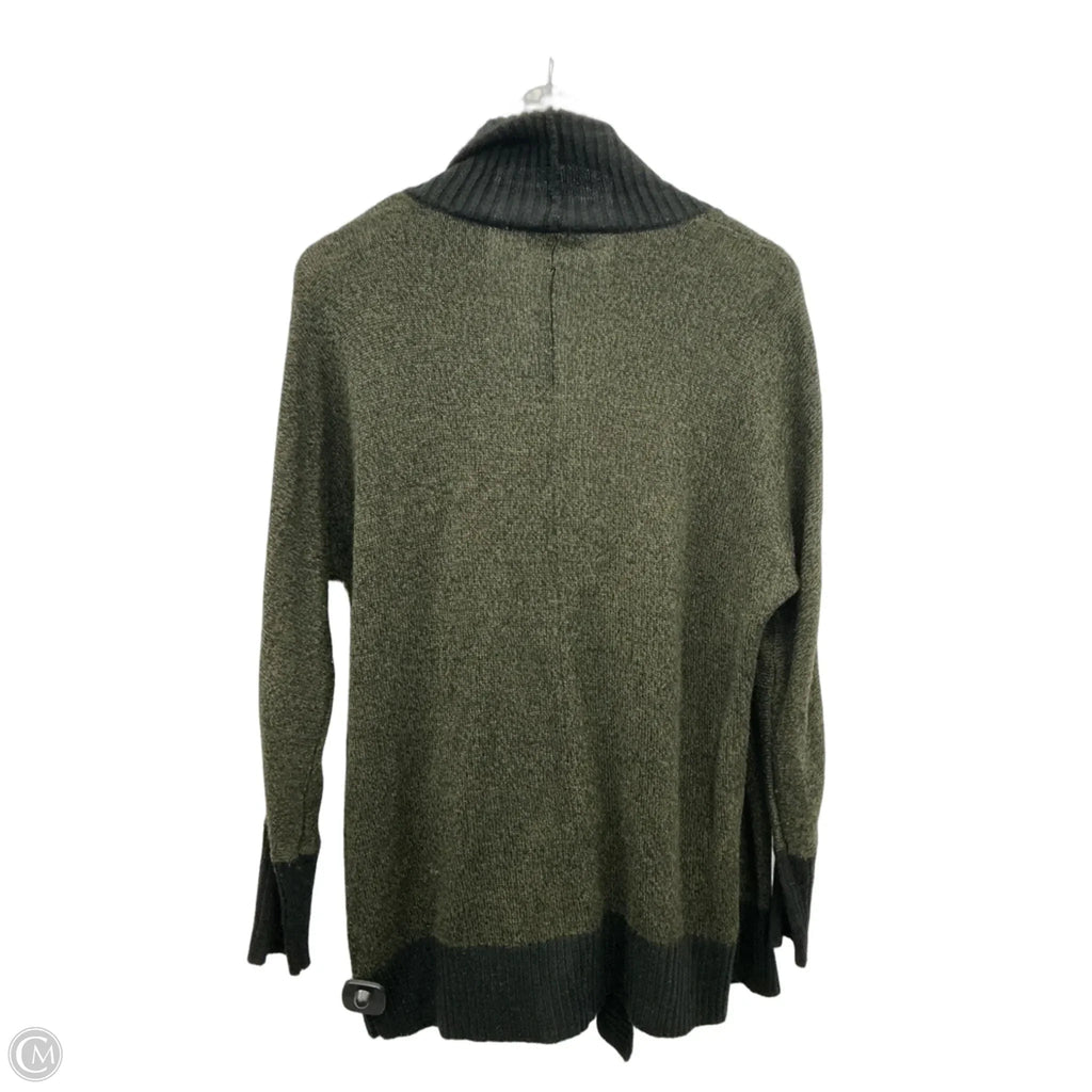 Sweater Cardigan By Ab Studio In Green, Size: M