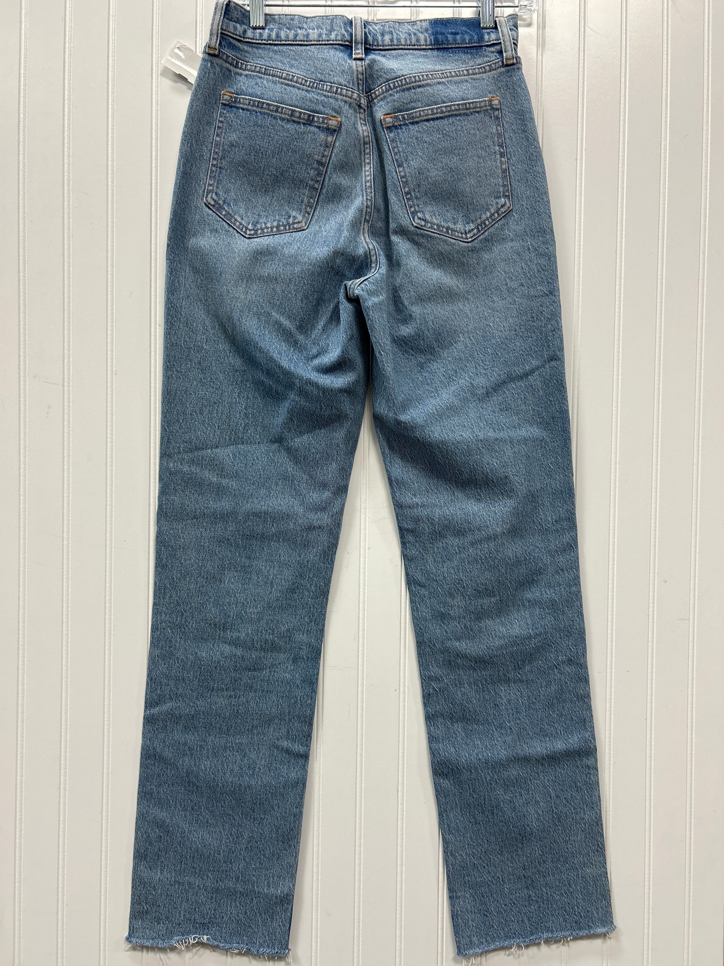 Jeans Straight By Abercrombie And Fitch In Blue Denim, Size:4L