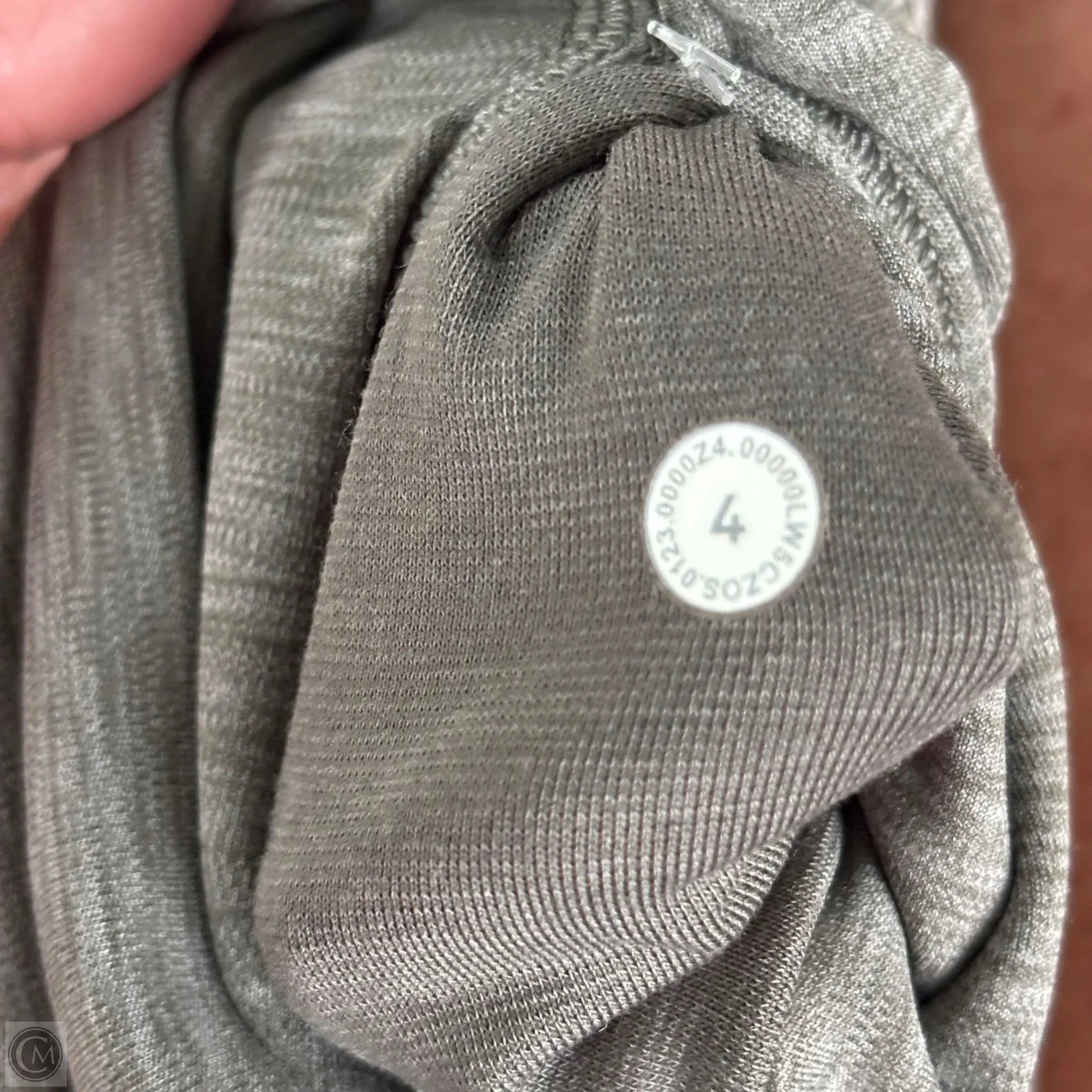 Athletic Leggings By Lululemon In Grey, Size: S