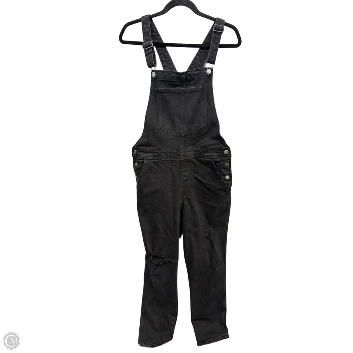 Overalls By Old Navy In Black Denim, Size: M