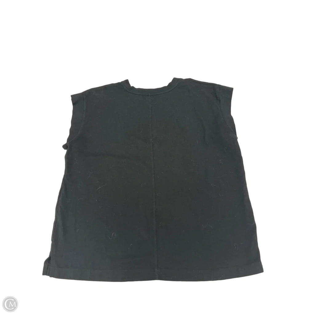 Top Short Sleeve By A New Day In Black, Size: M