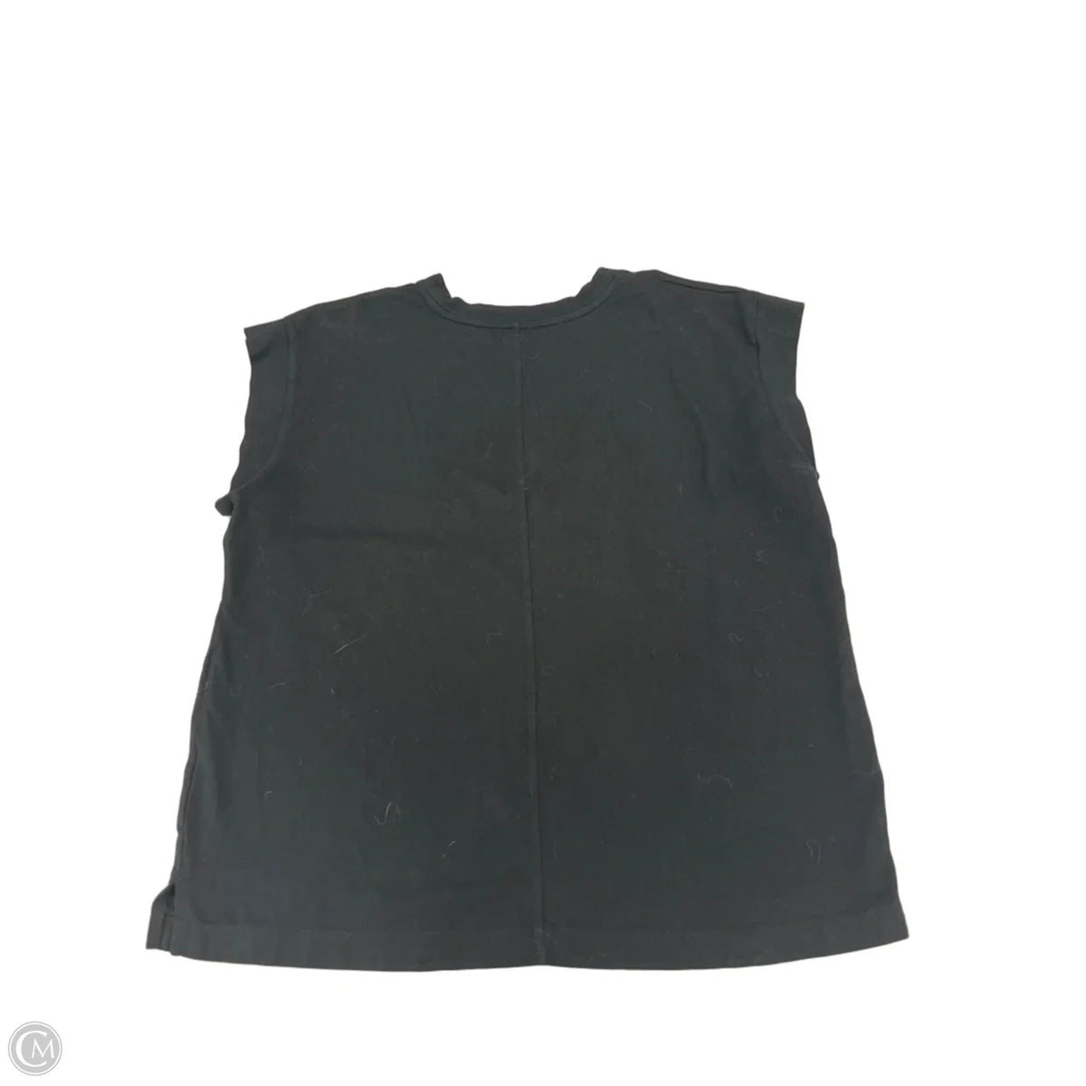 Top Short Sleeve By A New Day In Black, Size: M