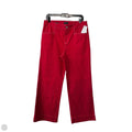 Jeans Straight By Talbots In Red Denim, Size: 10