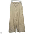 Pants Wide Leg By Abercrombie And Fitch In Tan, Size: 8