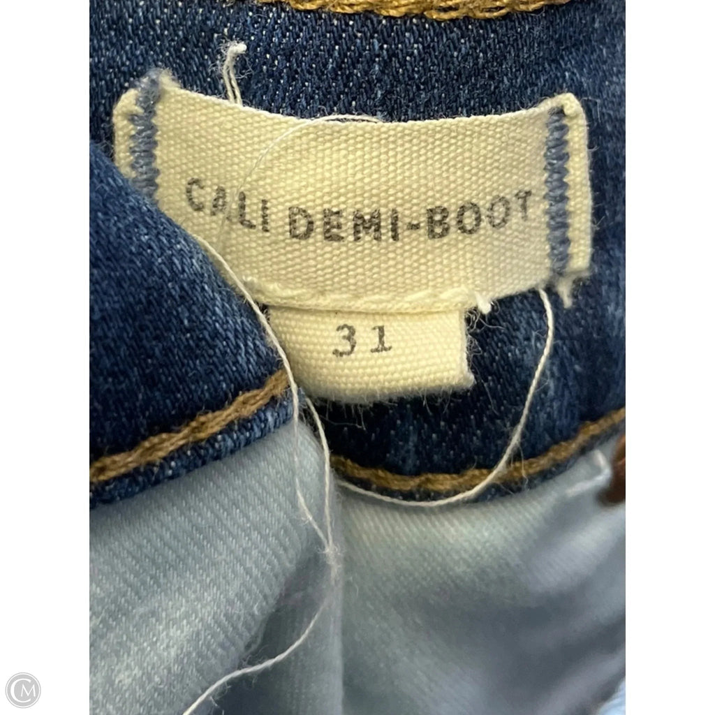 Jeans Cropped By Madewell In Blue Denim, Size: 12