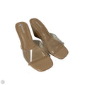 Sandals Heels Wedge By Abound In Clear, Size: 7.5