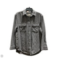 Blouse Long Sleeve By Abercrombie And Fitch In Black & White, Size: S