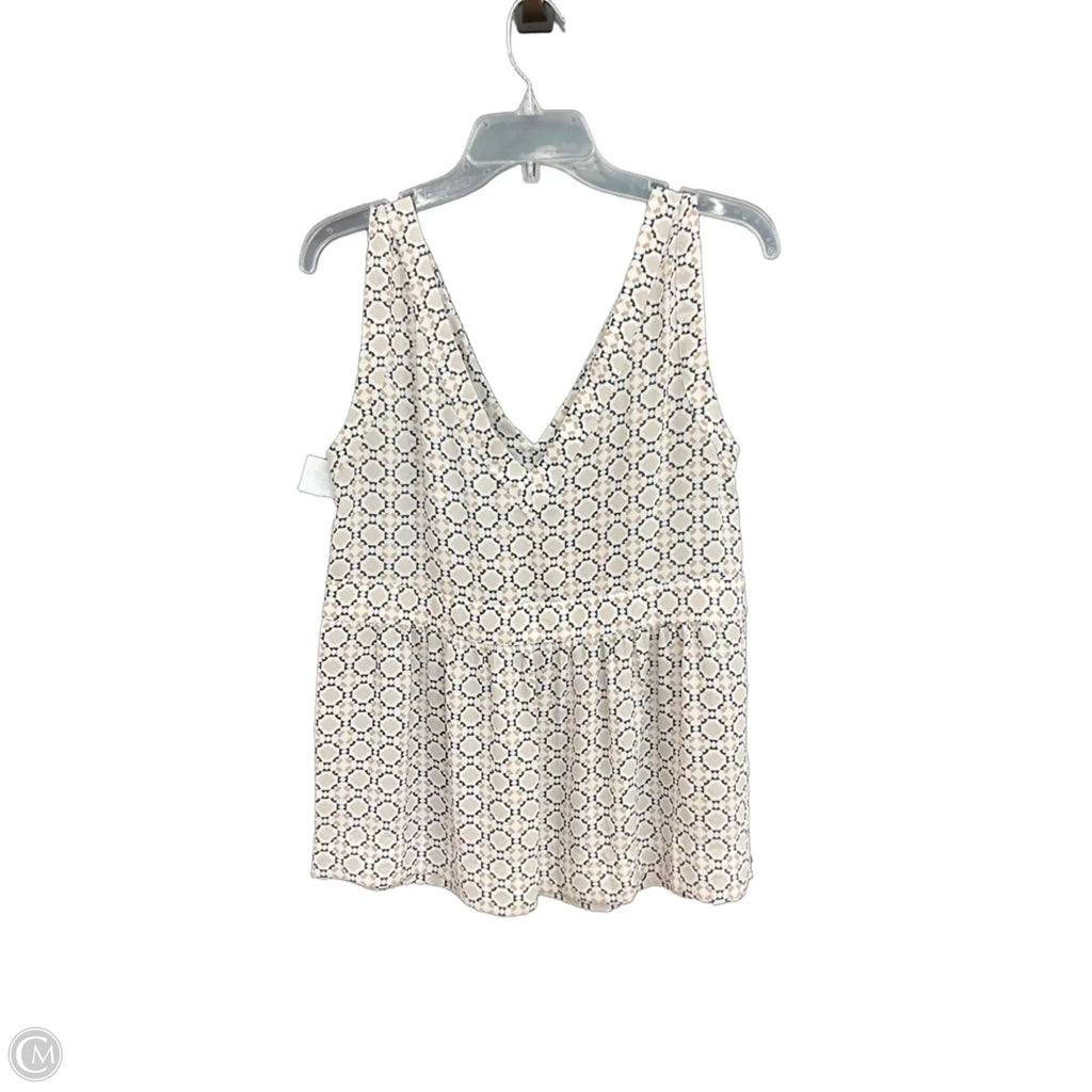 Top Sleeveless By Loft In Beige, Size: S