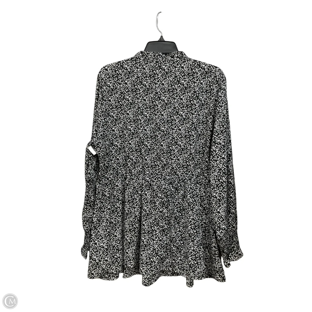 Top Long Sleeve By Bloomchic In Floral Print, Size: Xxl