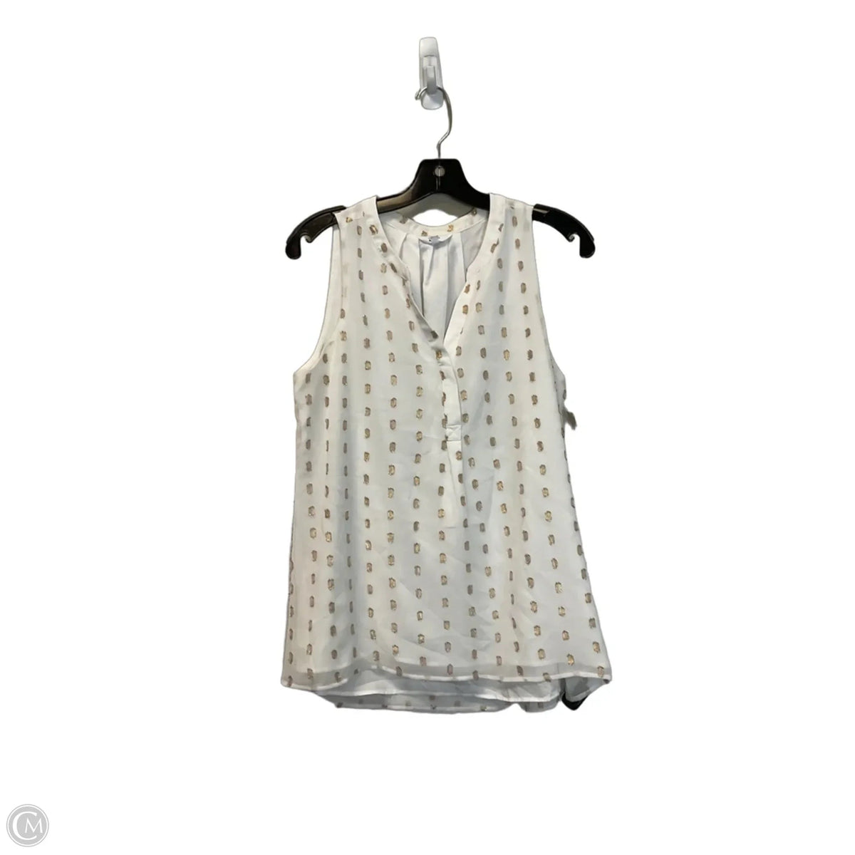 Top Sleeveless By Crown And Ivy In White, Size: M