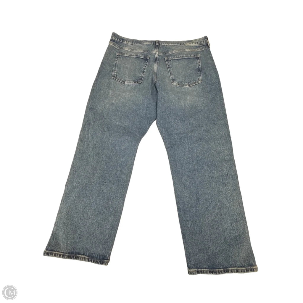 Jeans Straight By Old Navy In Blue Denim, Size: 16w