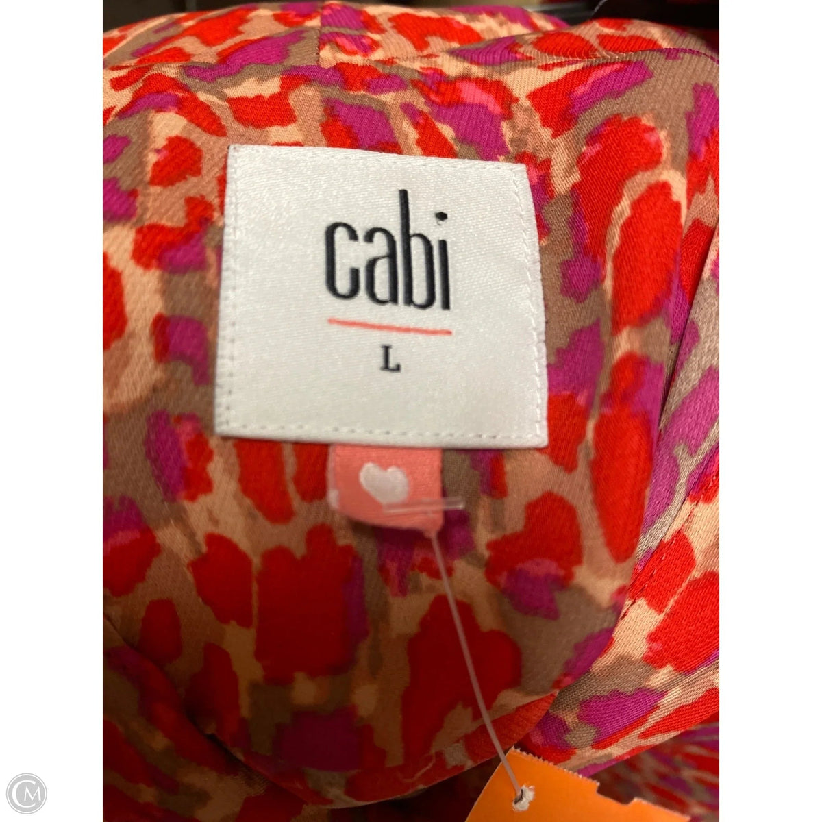 Top Sleeveless By Cabi In Red, Size: L
