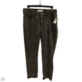 Jeans Straight By Abercrombie And Fitch In Brown Denim, Size: 4